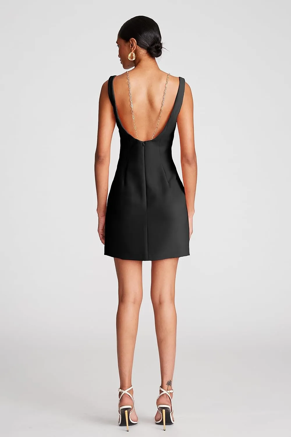 HALSTON Women's Keyla Dress in Stretch Crepe
