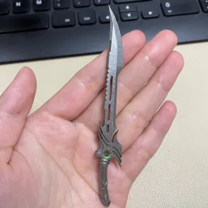 Hand-Painted 1/12 Scale Sword Knife Weapon Model for 6 inch Action Figure Accessory