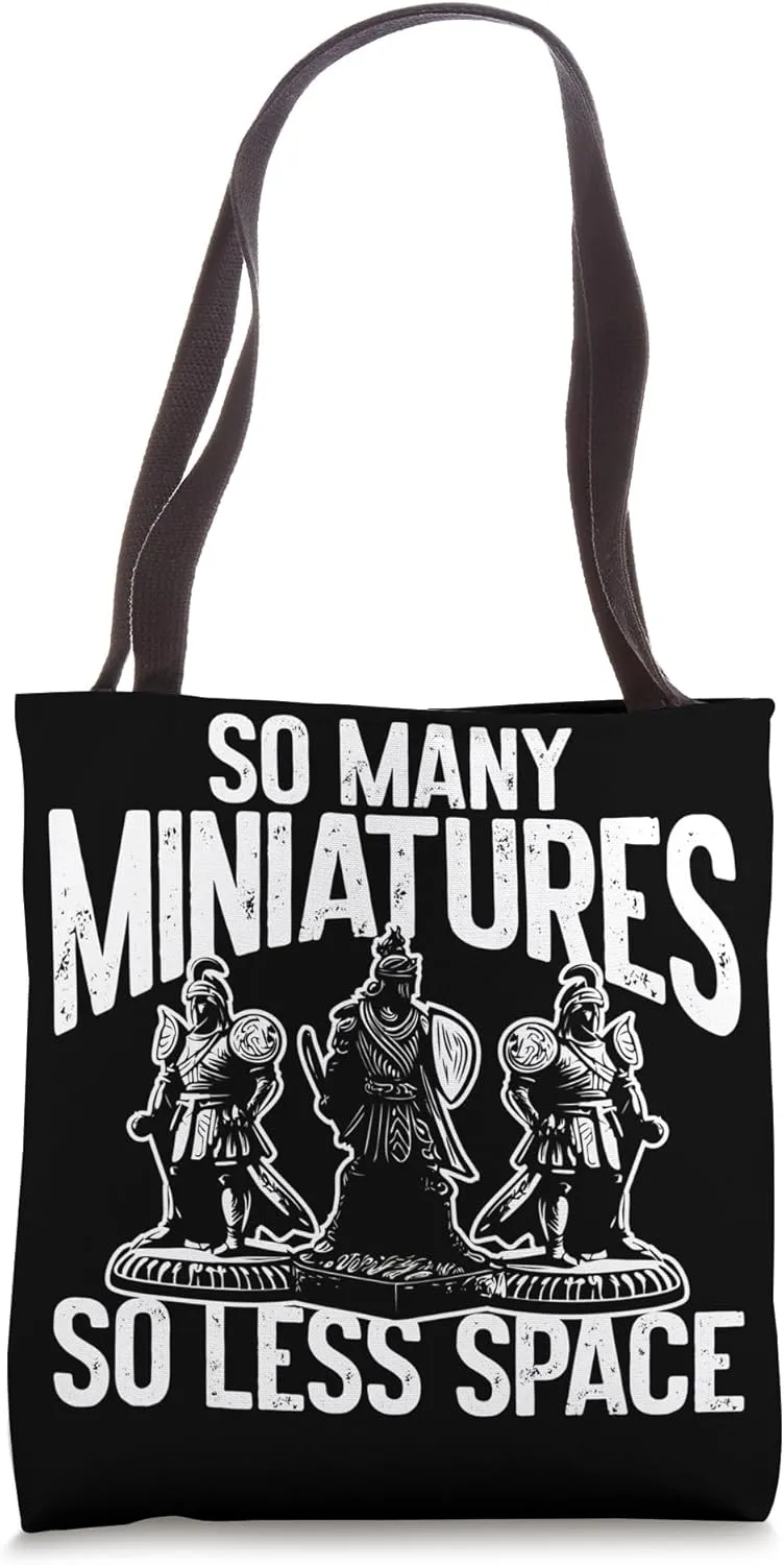 Hand-Painted Miniatures Funny Role-Playing Art Mini Painting Tote Bag
