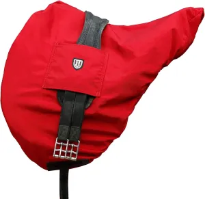 Harrison Howard Premium Waterproof/Breathable Fleece-Lined Saddle Cover Scarlet Red