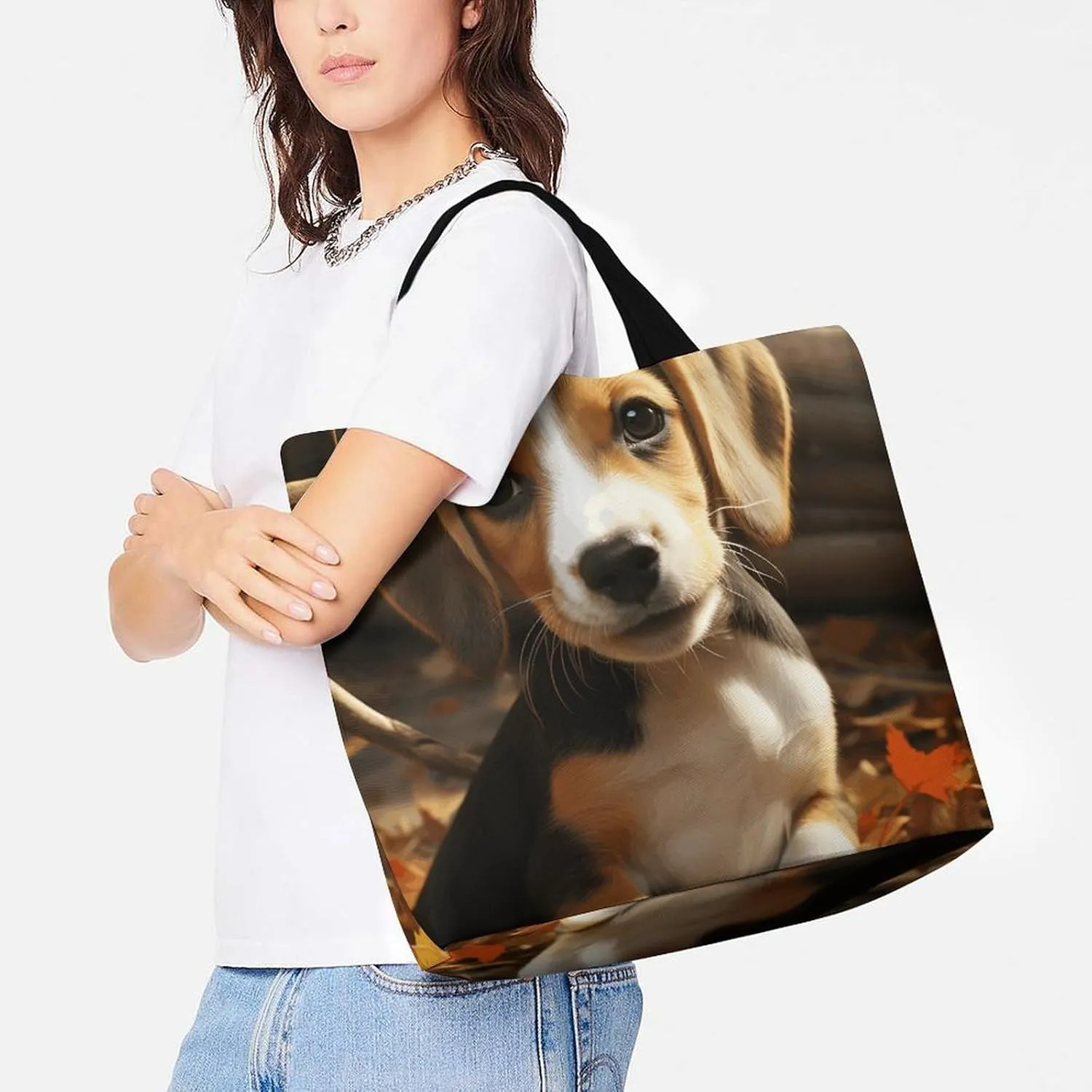 Hedgehog Tote Bags, Reusable Grocery Bags, Large Shopping Bag, Shoulder Bag for Women