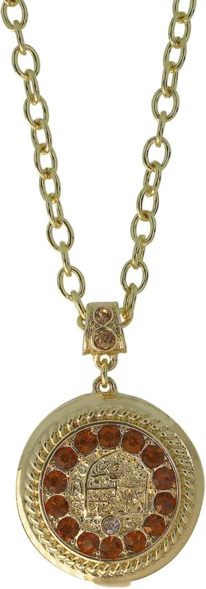 Heidi Daus®"Sophisticated Swag Chain Crystal Pendant Toggle Necklace