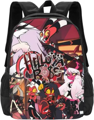 Helluva Comedy Boss Laptop Backpack Gym Bags Work Rucksack Breathable Travel Bags Unisex Adult Casual Daypack for Trip Computer Bag