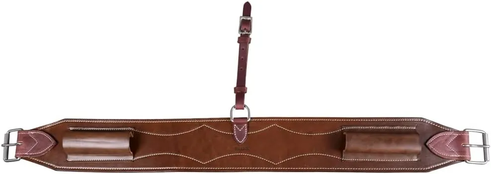 HILASON Western Flank Cinch with Connector Strap Stainless Steel Fitting