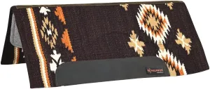 HILASON Western Horse Saddle Blanket Wool Pad 34"x36" | Western Saddle Pad | Wool Saddle Blanket | Horse Saddle Pad