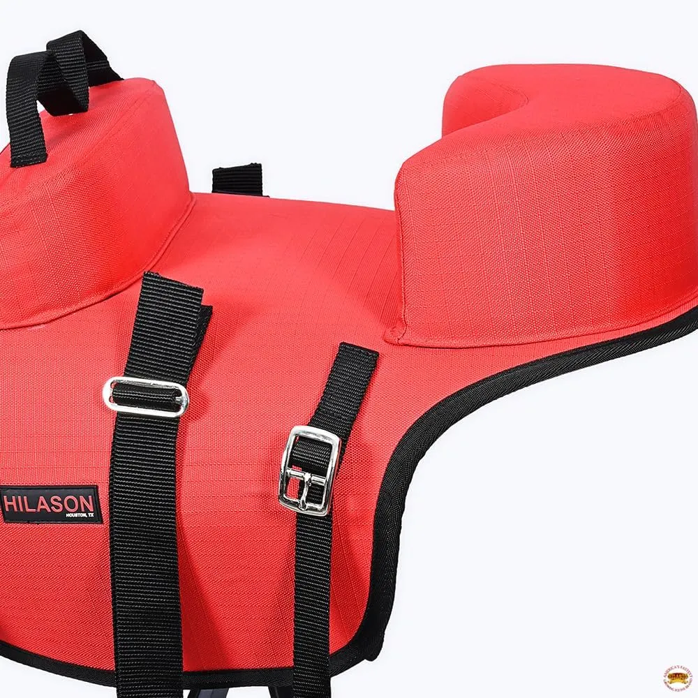 HILASON Western Horse Saddle Buddy Seat for Kids | Compatible with Horses | Children Horse Saddle | Junior Equestrian Saddle