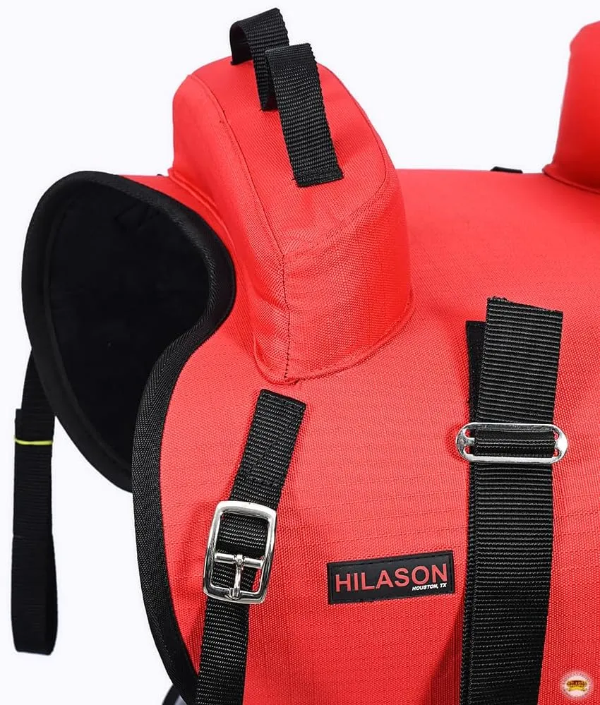 HILASON Western Horse Saddle Buddy Seat for Kids | Compatible with Horses | Children Horse Saddle | Junior Equestrian Saddle