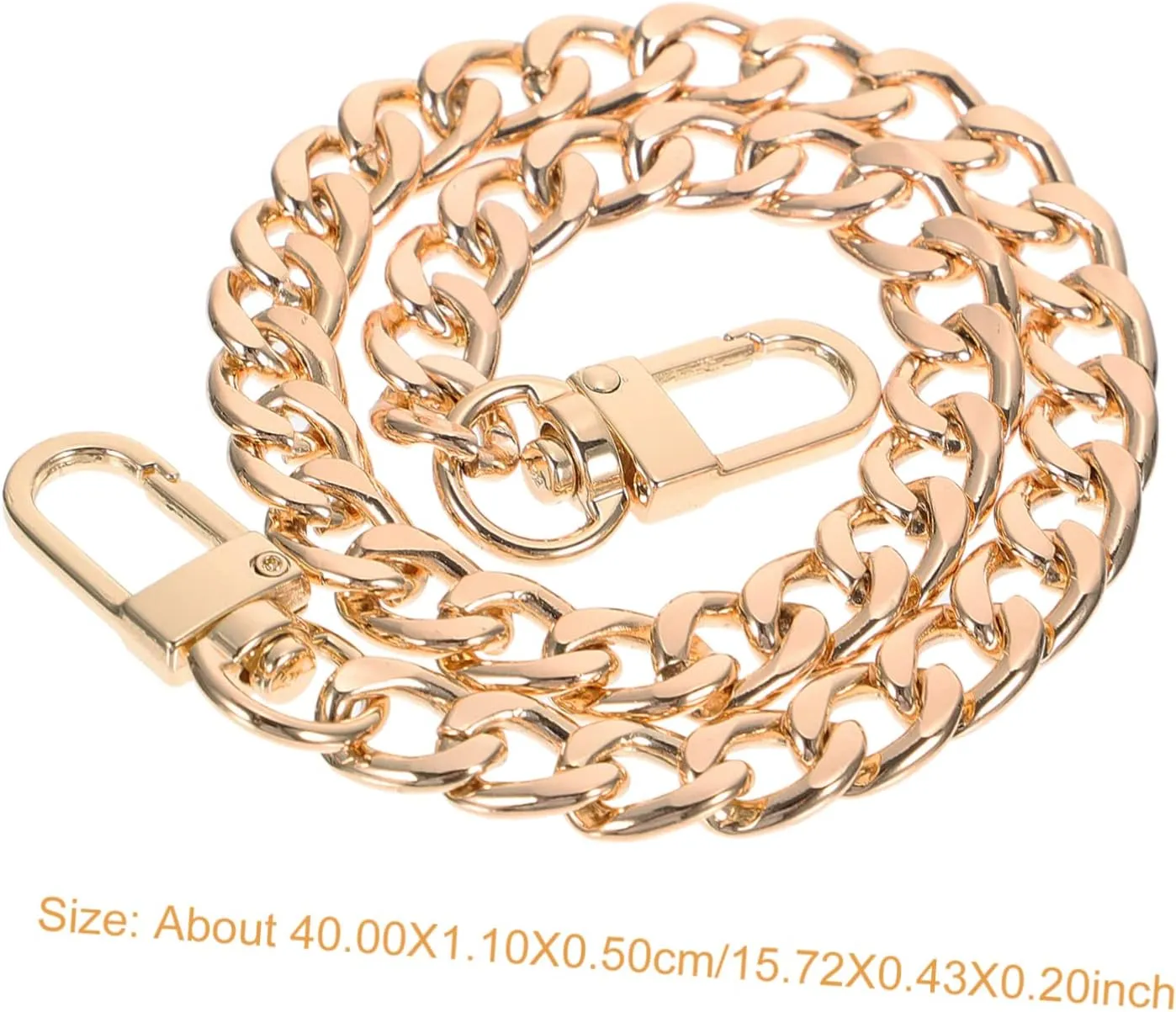 Homoyoyo Versatile Metal Bag Chain 5pcs Handbag Shoulder Straps DIY Bag Strap Replacement Alloy Chain