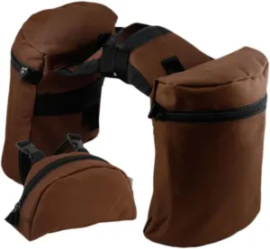 Horn Bag Pommel Pocket Combo Trail Riding, Saddle Bags Gift, Equestrian Sports Trendy Long Distance Saddle Horn Bags Set