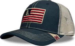 Hornady Gadsden Flag Trucker Cap Navy