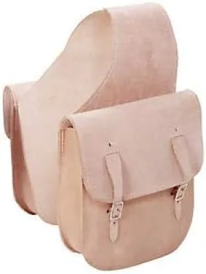 Horse Saddle Bag Cowhide Genuine Leather Western Equestrian Trail Simple Horse Saddle Bag Pack Equipment Horse Saddle Bags Size: 10” L x 10” W x 3 ½” D inches, SMPL105
