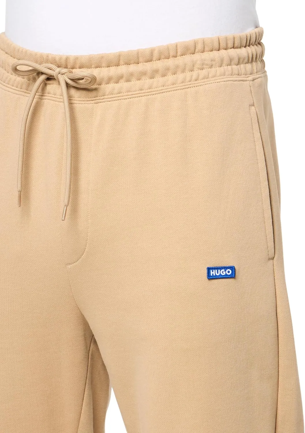HUGO Men's Small Patch Logo French Terry Sweatpants