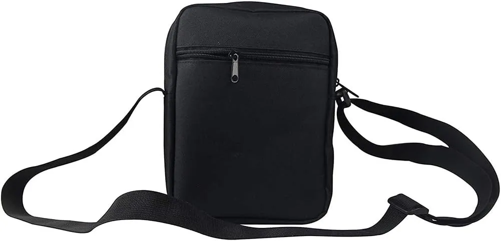 HUGS IDEA Mini Messenger Ba Black Corgi Crossbody Bag for Teen Girls Small Shoulder Handbag Clutch Purse Satchel Kids Schoolbag