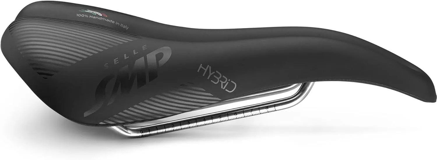 Hybrid Saddle - Matt Black, Lenght 275 mm x Width 140 mm