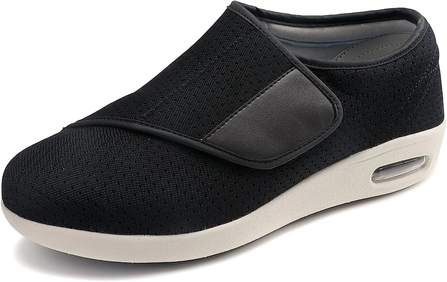 Ihinzry Men's Diabetic Walking Shoes, Lightweight Breathable Soft Comfortable Non-Slip Casual Air Cushion Shoes