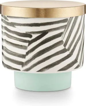 ILLUME Go Be Lovely Collection, Sugared Blossom Lidded Ceramic, 11.1oz. Candle