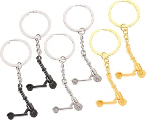 IMIKEYA 6pcs Scooter Key Pendant Key Hanging for Handbag Purse and Car Durable Zinc Alloy Construction with Secure and Sturdy Design