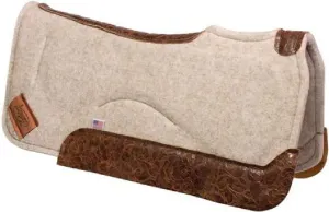 Impact Gel Contour Saddle Pad with Vintage Floral Leather