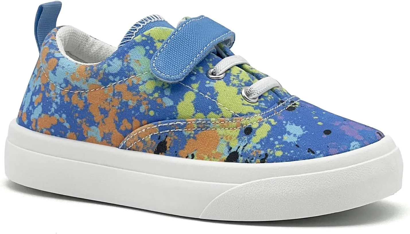 INNAPER Toddler Shoes Boys Girls Toddler Canvas Sneakers Lightweight Comfortable Breathable Casual Walking Shoes