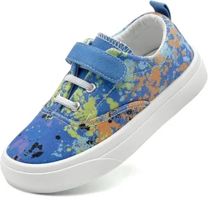 INNAPER Toddler Shoes Boys Girls Toddler Canvas Sneakers Lightweight Comfortable Breathable Casual Walking Shoes