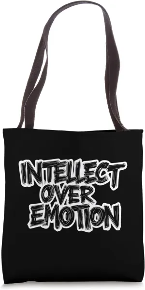 Intellect Over Emotion Urban Hip Hop Graffiti Tote Bag