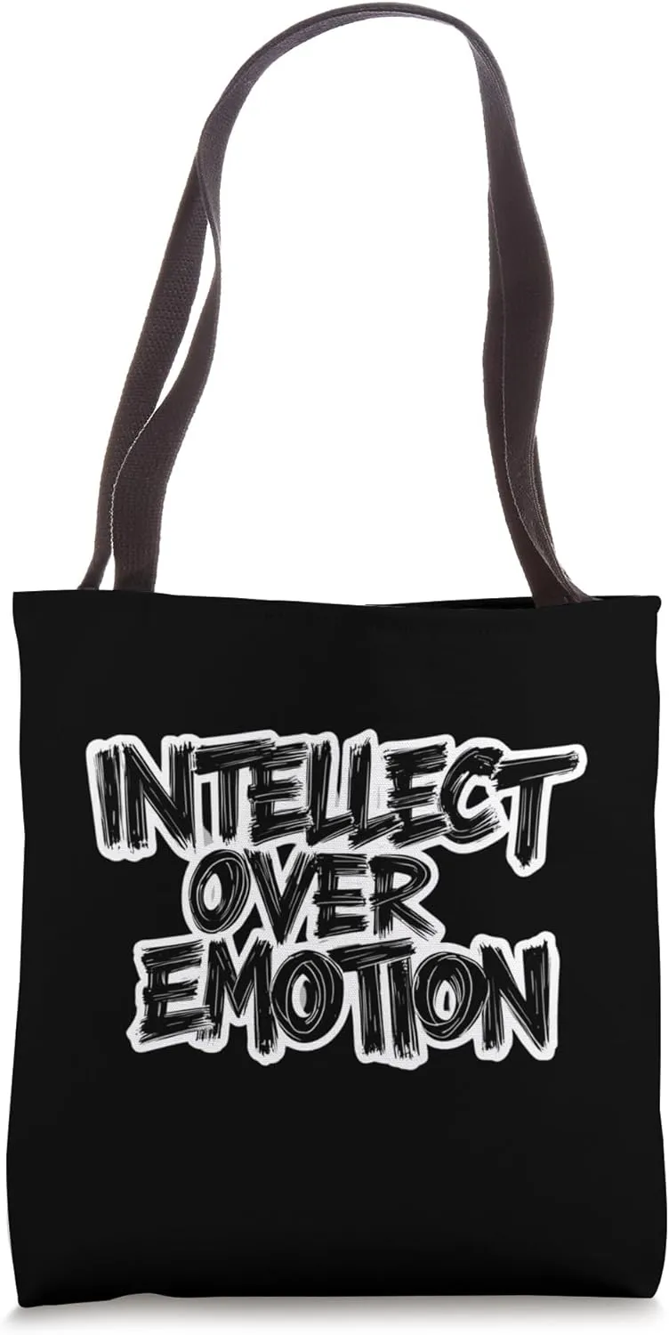 Intellect Over Emotion Urban Hip Hop Graffiti Tote Bag
