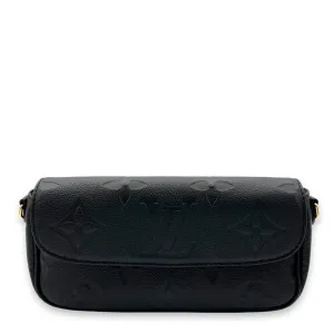 Ivy Crossbody Bag Black in Monogram Empreinte Leather, Gold hardware