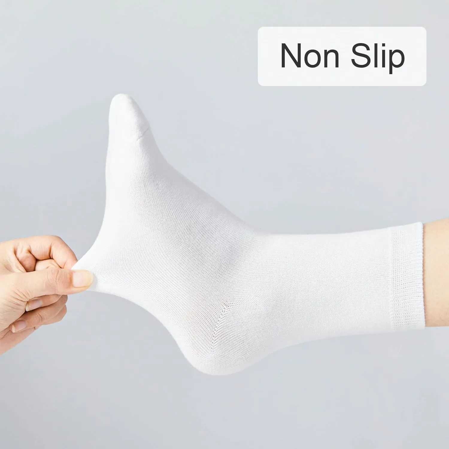 J-BOX Crew Socks for Women Casual Cotton Socks Soft Breathable Dress Socks 10 Pairs