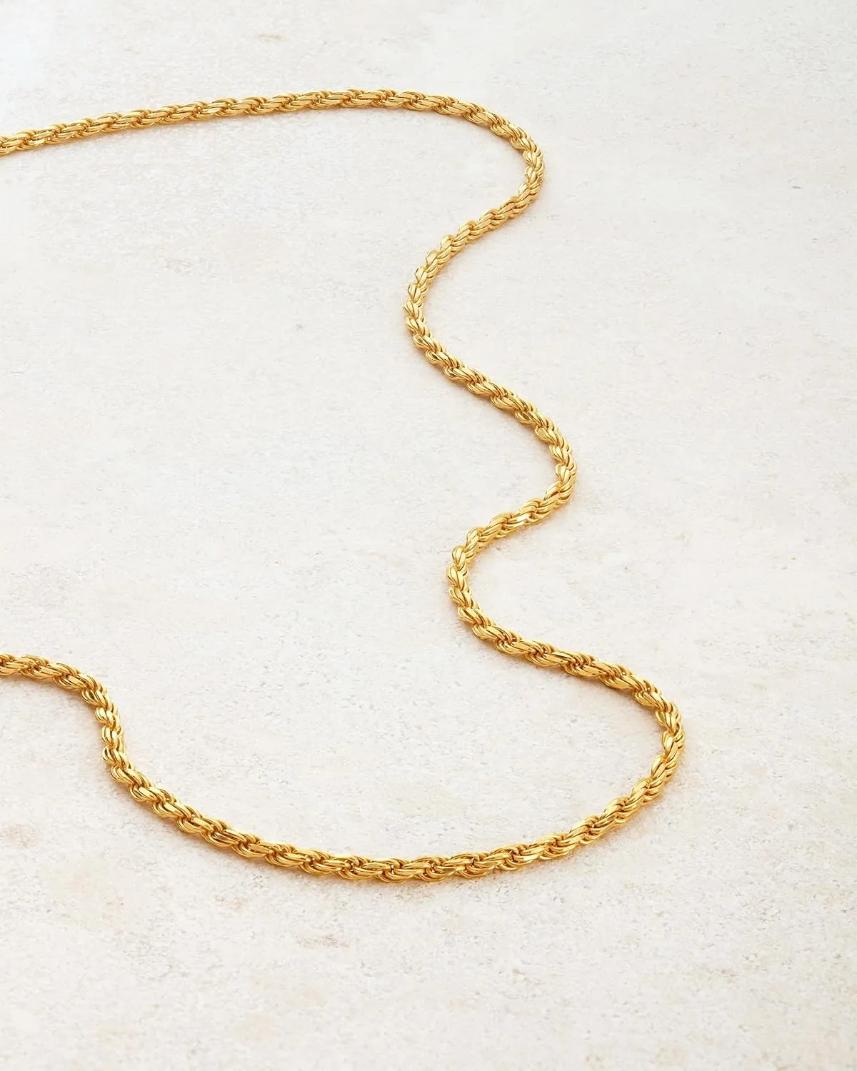 JAXXON Men's Chain Necklace - 1.5mm-4mm Width - 14k Gold Bonded & 925 Sterling Silver, 22 Inch