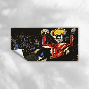 Jean-Michel Basquiat 1982 Abstract Art | Contemporary Graffiti-Inspired Canvas Wall Art | Modern Poster Print