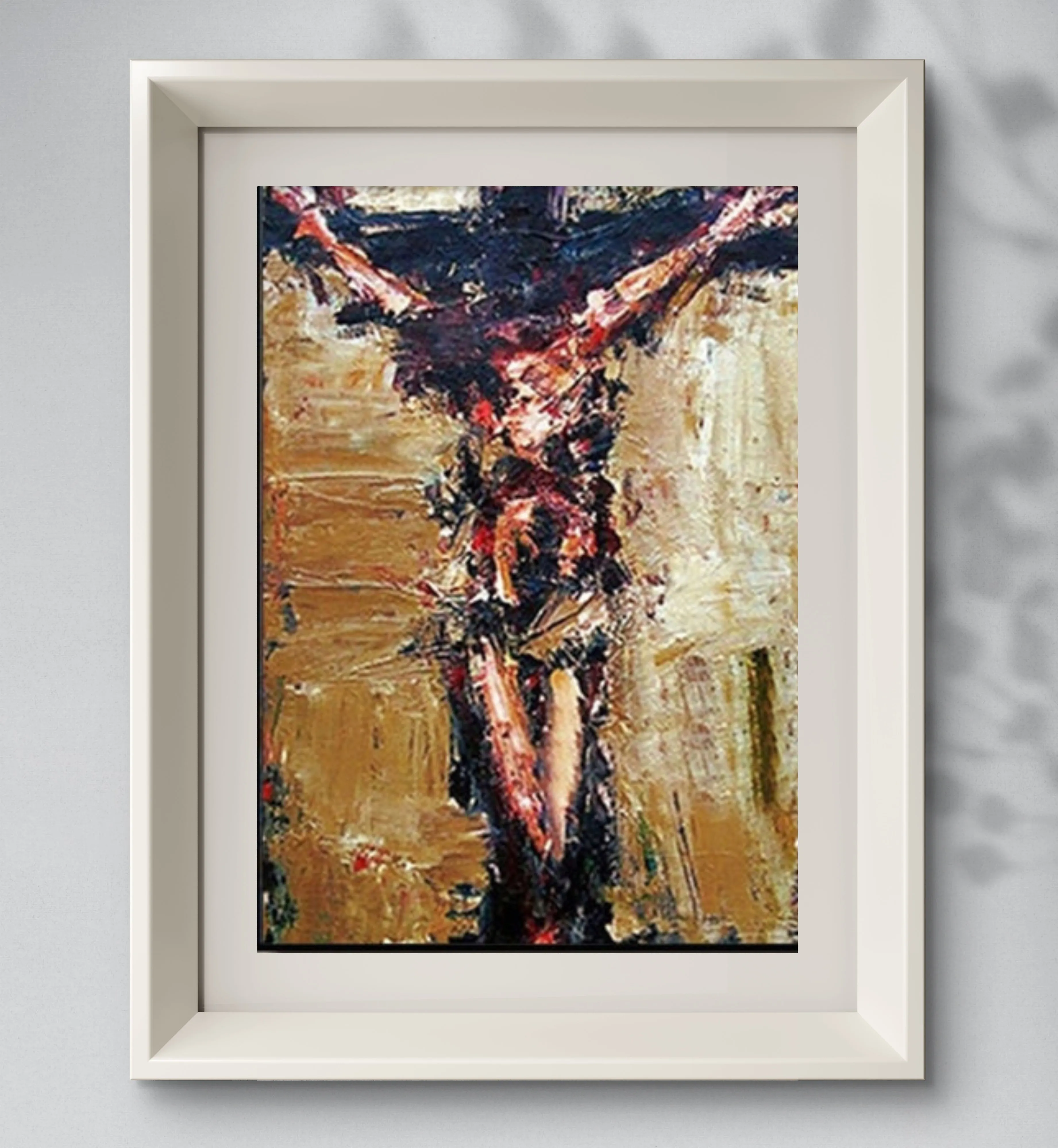 Jesus Original 100% Hand Painted Abstract Art