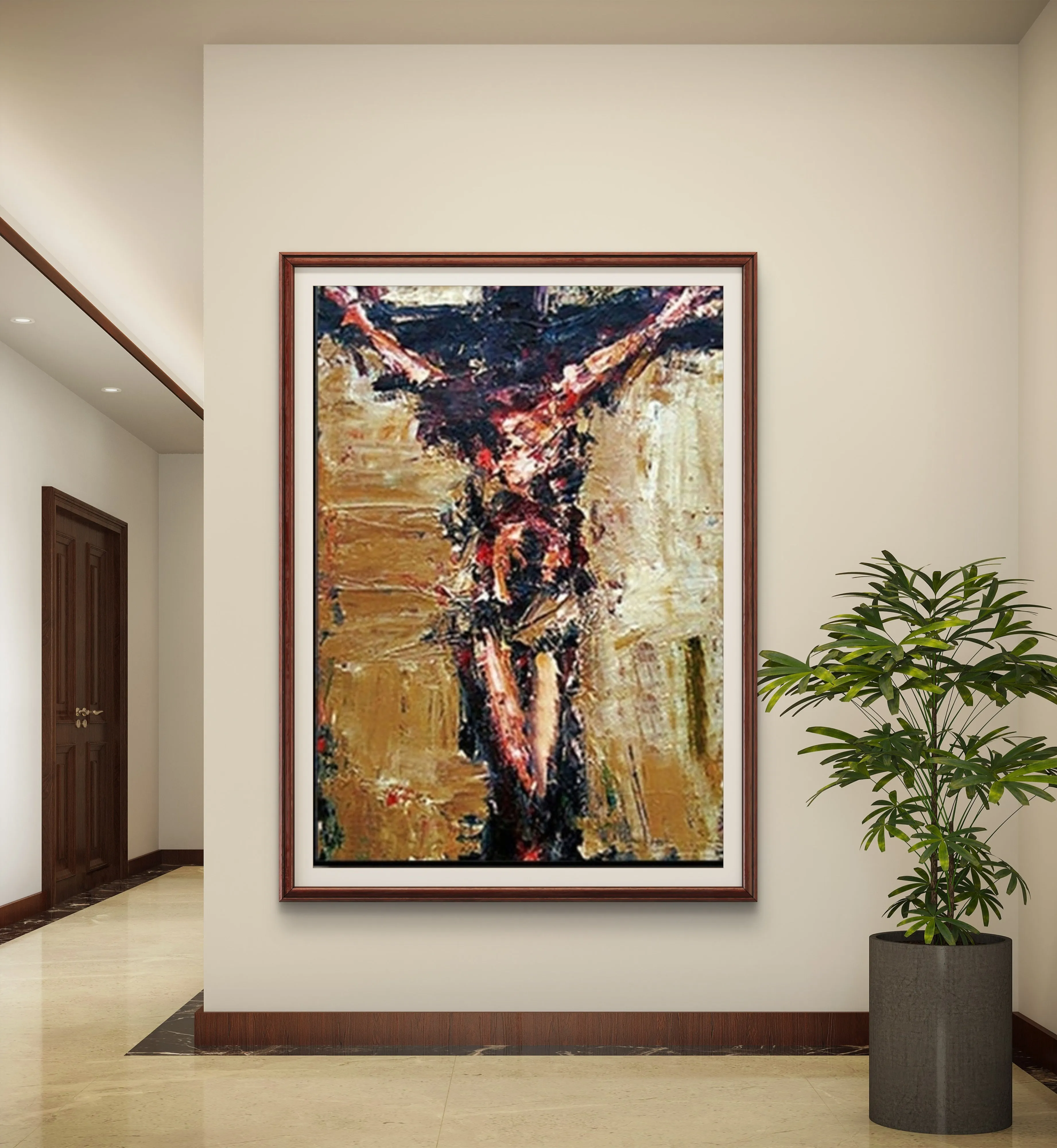 Jesus Original 100% Hand Painted Abstract Art