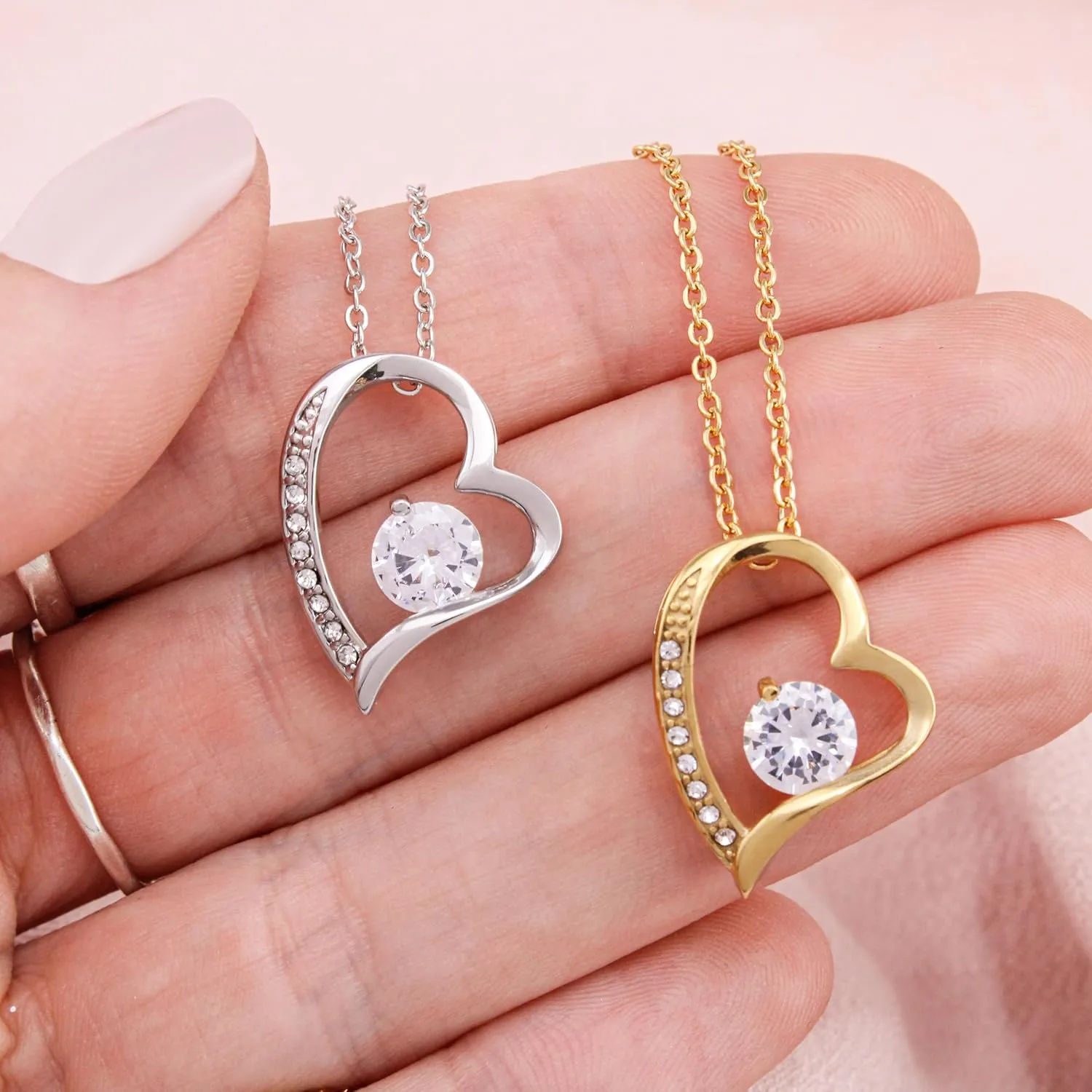 Jewelry To My Wife - Hold This Close To Feel My Love, Gift For Wife, Wife Husband Gift, Wife To be, Wife Necklace, Forever Love, Christmas Birthday Valentines Gift