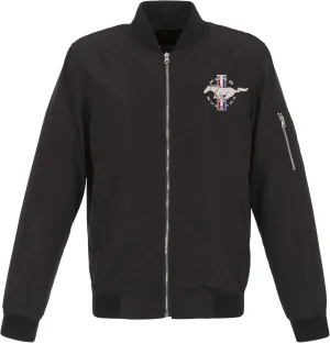 JH Design Men's Ford Mustang Jacket Lightweight Zip-Up Nylon Coat