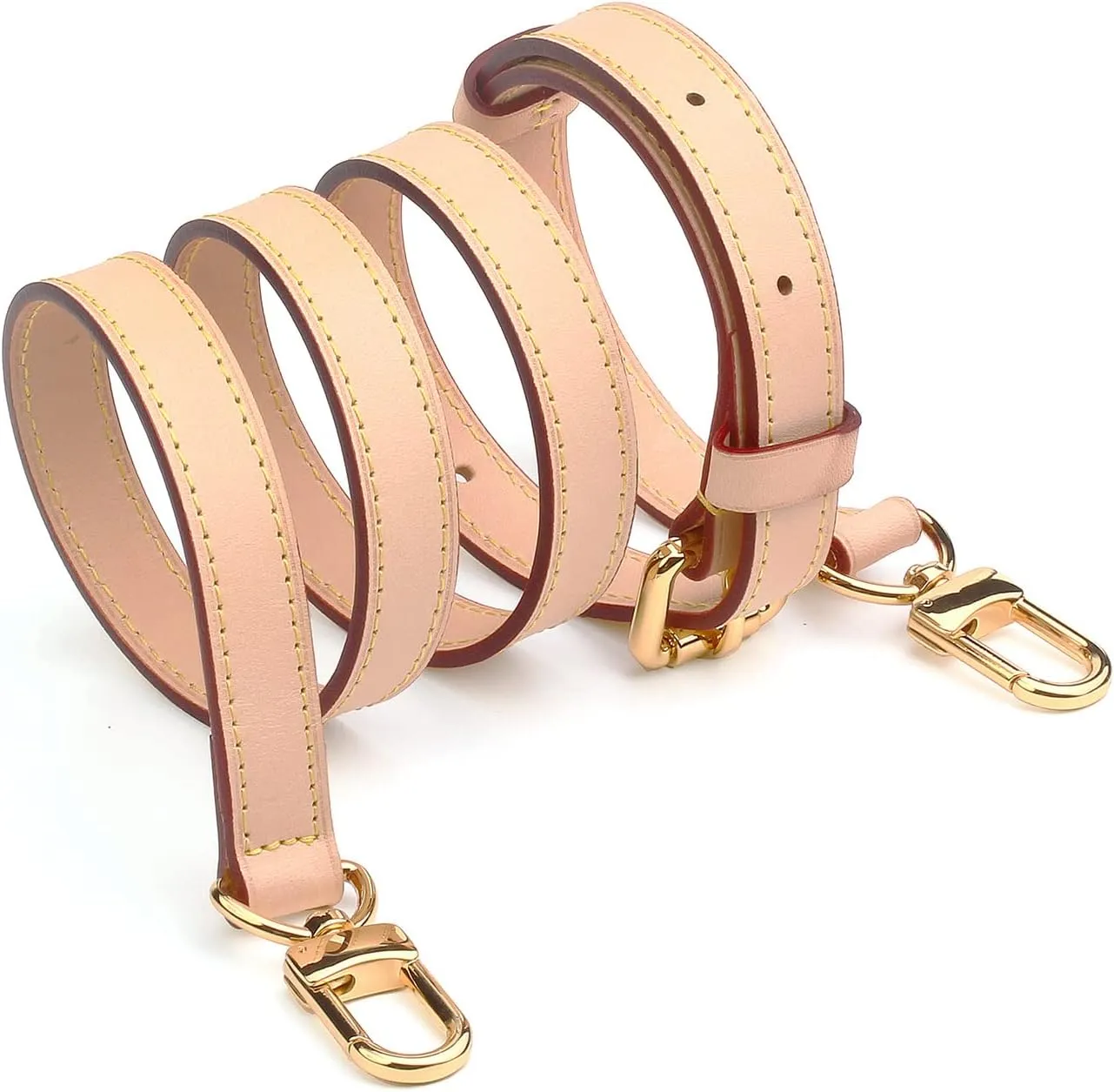 jiesinlov Vachetta Leather Replacement Crossbody Bags Strap Adjustable Shoulder Strap for Speedy 20 25 (0.70Width Adjustable 39.4-47.2Length)