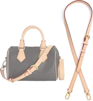 jiesinlov Vachetta Leather Replacement Crossbody Bags Strap Adjustable Shoulder Strap for Speedy 20 25 (0.70Width Adjustable 39.4-47.2Length)