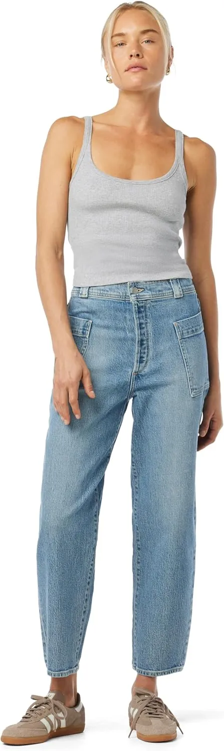 Joe's Women's The Pheobe Patch Pocket Barrel Leg Jean