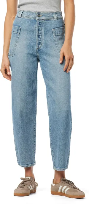 Joe's Women's The Pheobe Patch Pocket Barrel Leg Jean