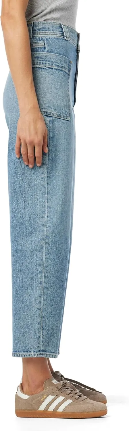 Joe's Women's The Pheobe Patch Pocket Barrel Leg Jean