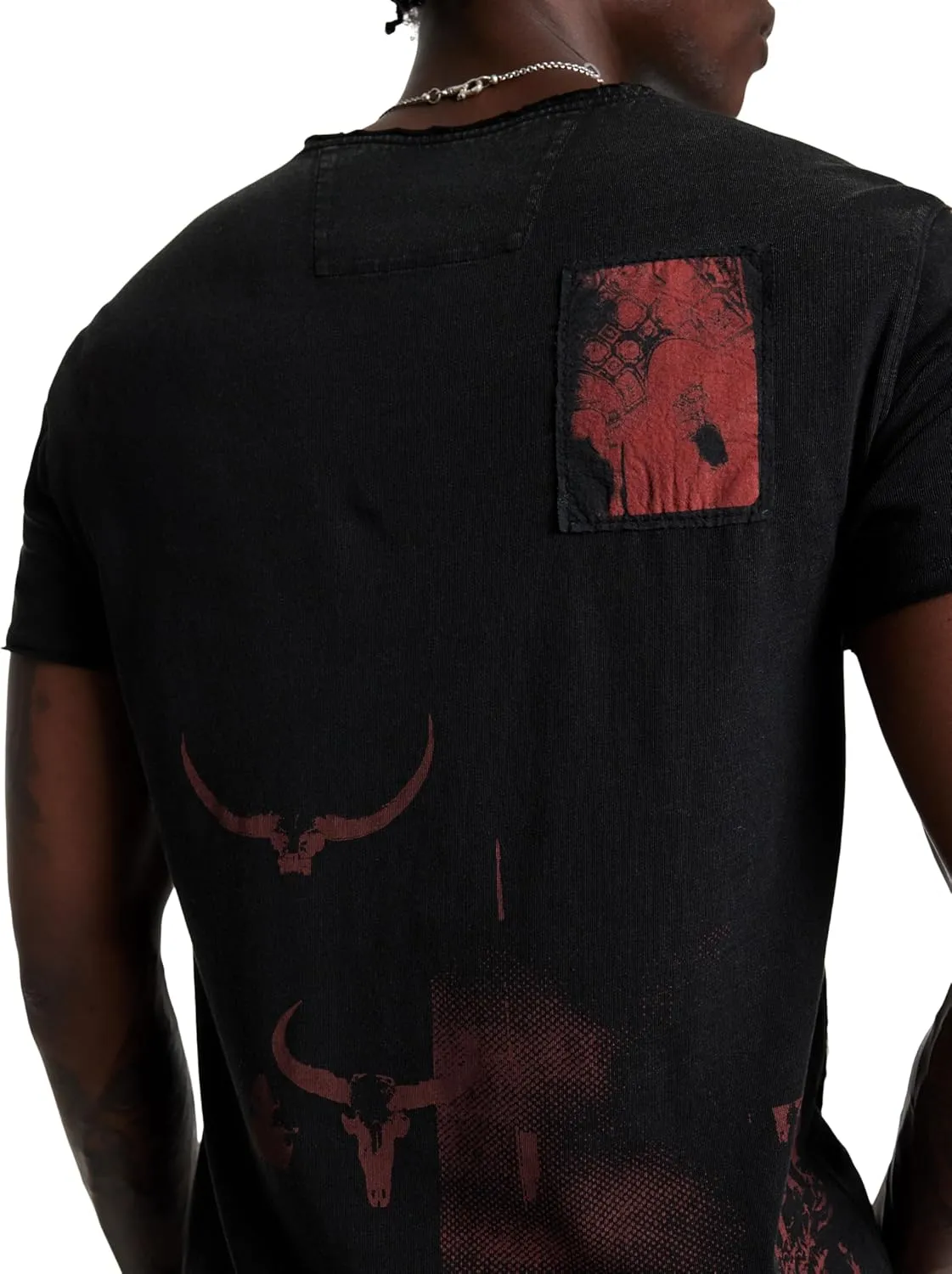 John Varvatos Men's Patch Tee