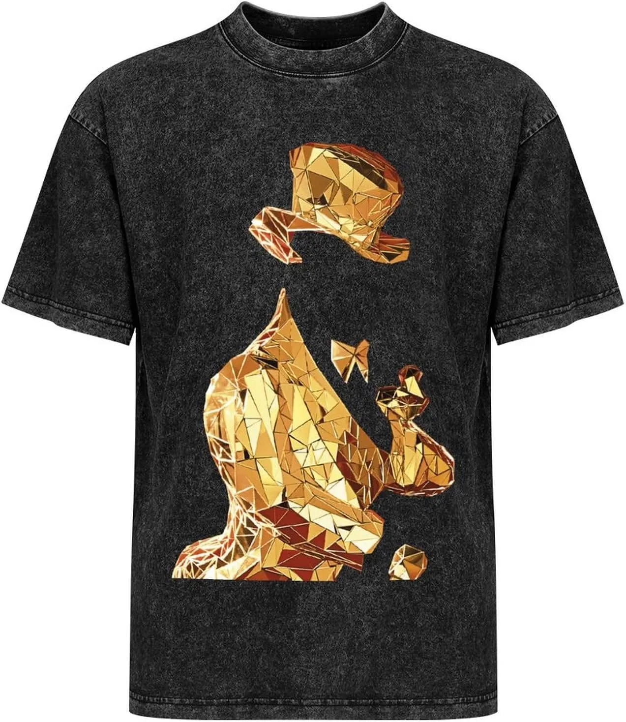 Johnnie Music and Walker Vintage Men's Tees Short Sleeve Breathable Shirts Crewneck Casual Soft T-Shirt