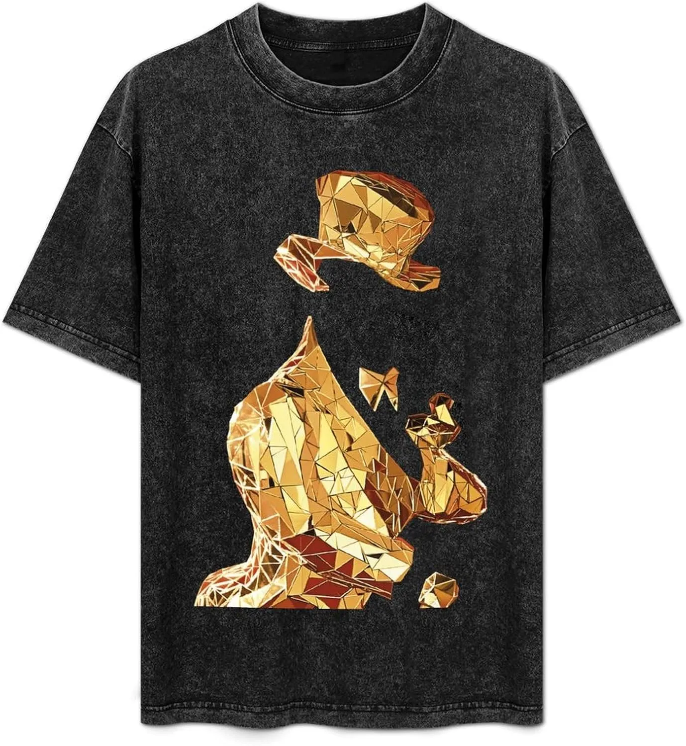 Johnnie Music and Walker Vintage Men's Tees Short Sleeve Breathable Shirts Crewneck Casual Soft T-Shirt
