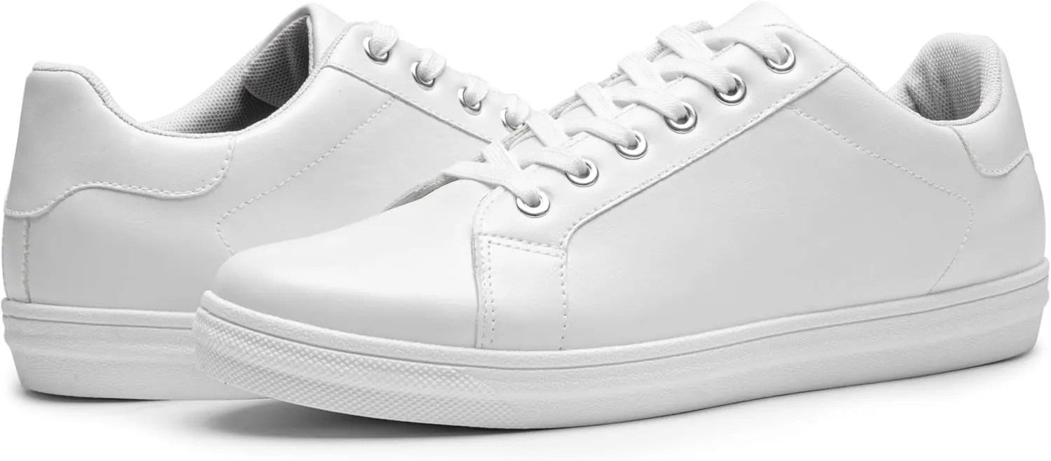 Jousen Mens Sneakers White Mens Casual Shoes Soft Breathable Fashion Sneakers for Mens