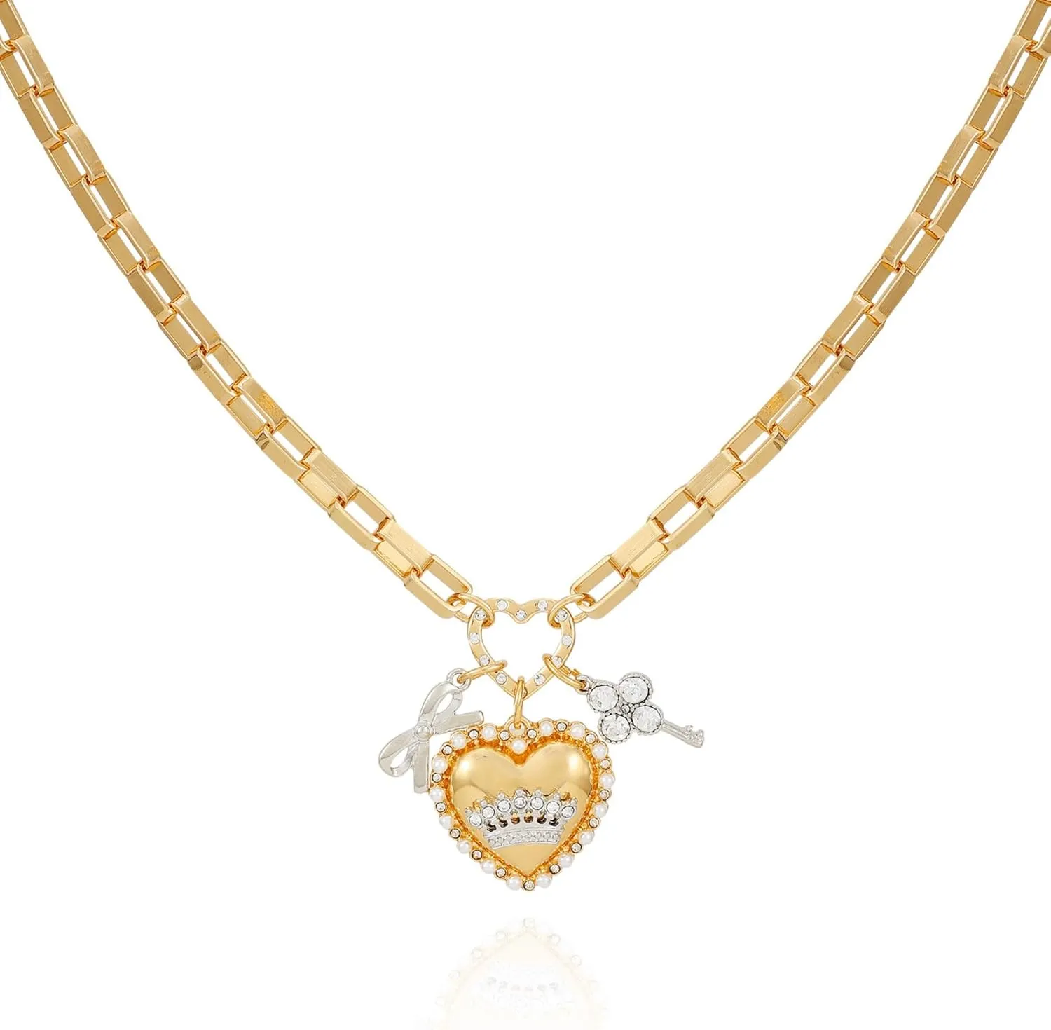 Juicy Couture Goldtone Short Collar Snake Chain Necklace For Women