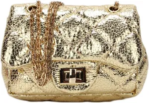 JUMISEE Little Girls Leopard Print Purse Crossbody Bag Quilted Chain Shoulder Handbag Wallet for Women