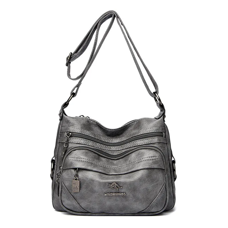 Kangaroo For Mom Fashion Grandma Large Crossbody Bags