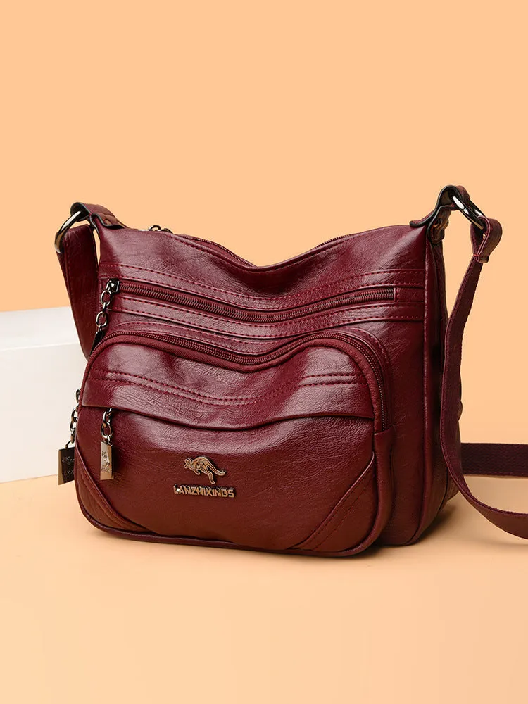 Kangaroo For Mom Fashion Grandma Large Crossbody Bags