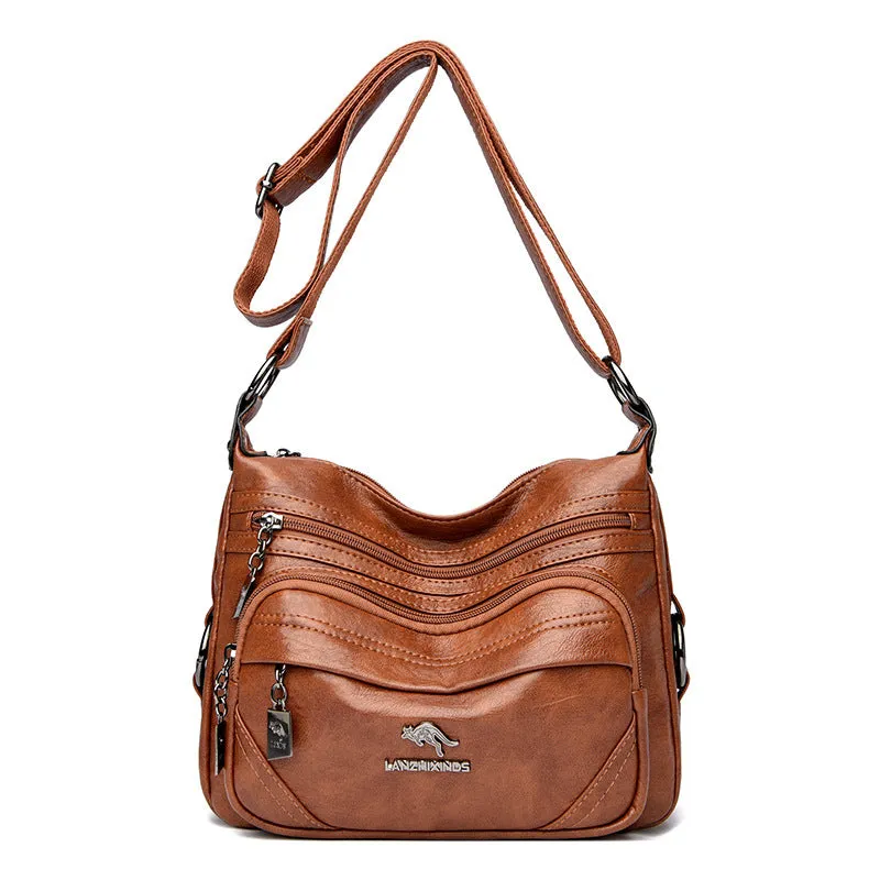 Kangaroo For Mom Fashion Grandma Large Crossbody Bags