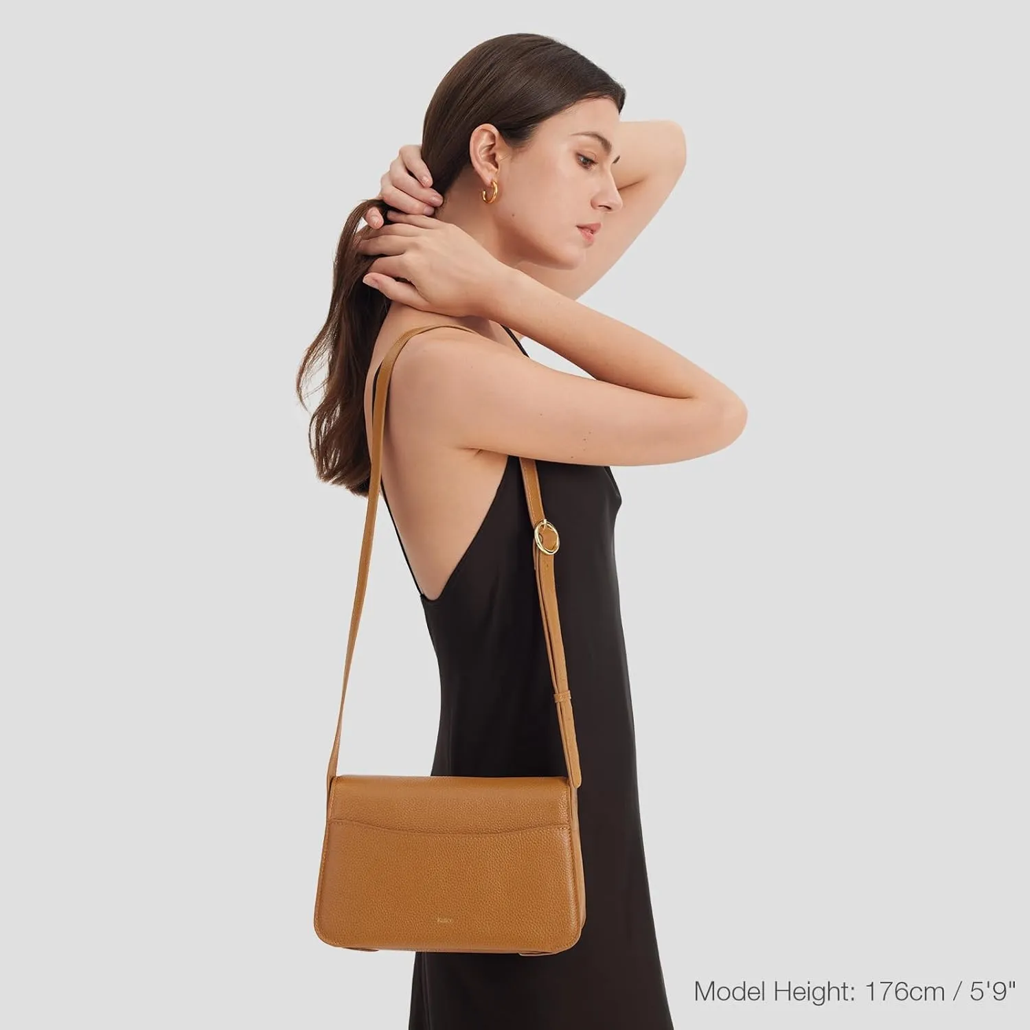 Kattee Leather Crossbody Bags for Women Trendy, Designer Ladies Shoulder Purses
