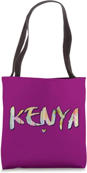 Kenya - Kenyan - Kenya Watercolor Tote Bag